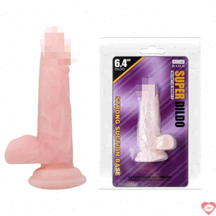 Super Dildo Baile 16cm TPR Mút Tường Thực