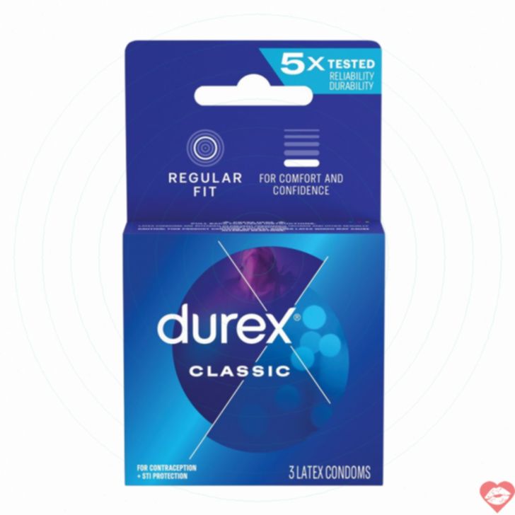 Durex Classic Bao Cao Su 3pcs An Toàn Siêu Mỏng