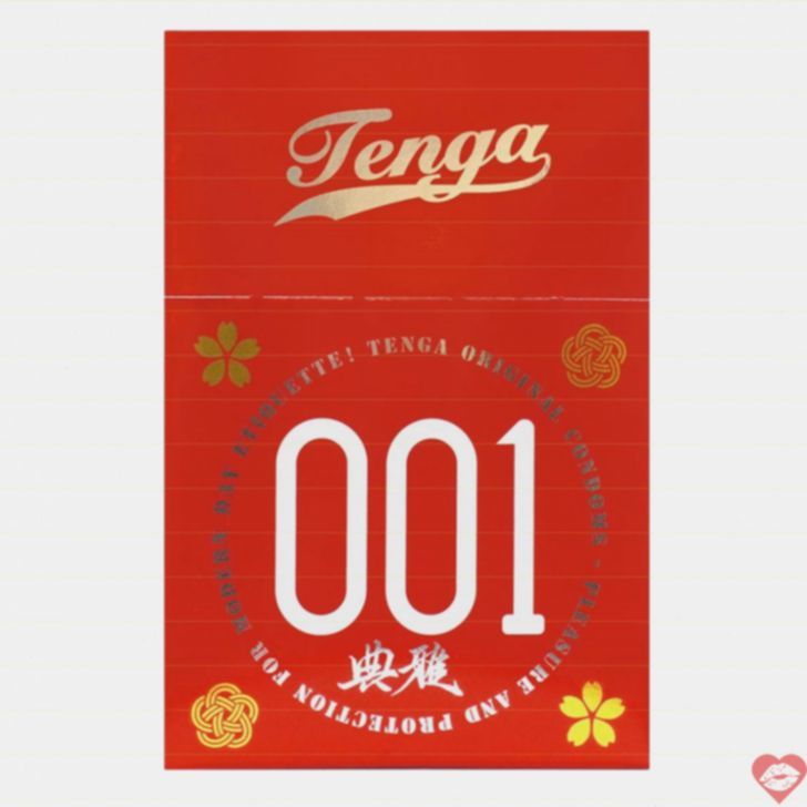 Tenga 001 Bao Cao Su PU 3 Viên Siêu Mỏng