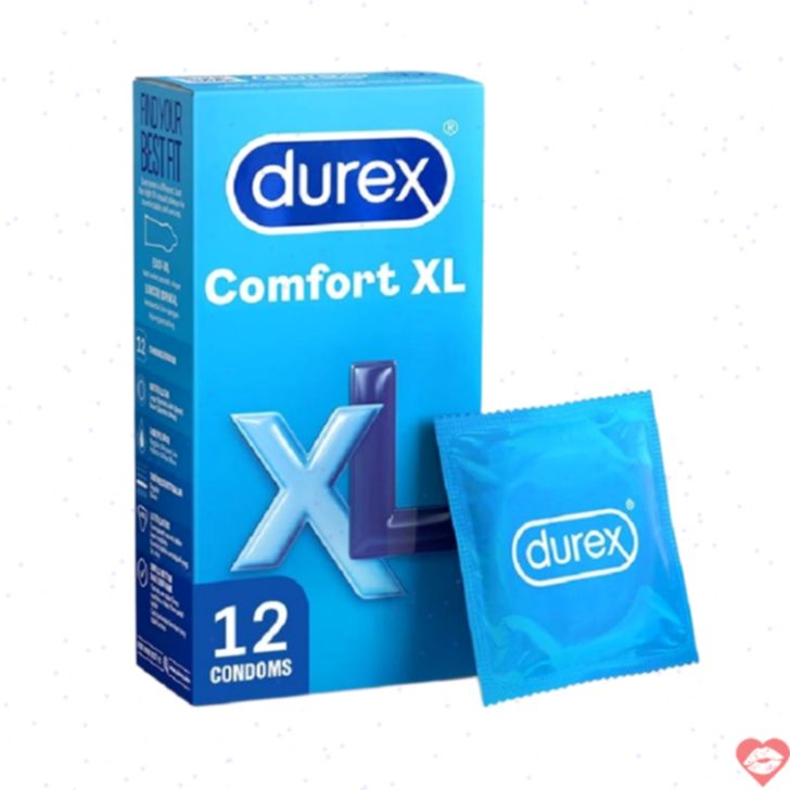 Durex Thoải Mái XL 12 Viên Gói An Toàn Siêu Mỏng