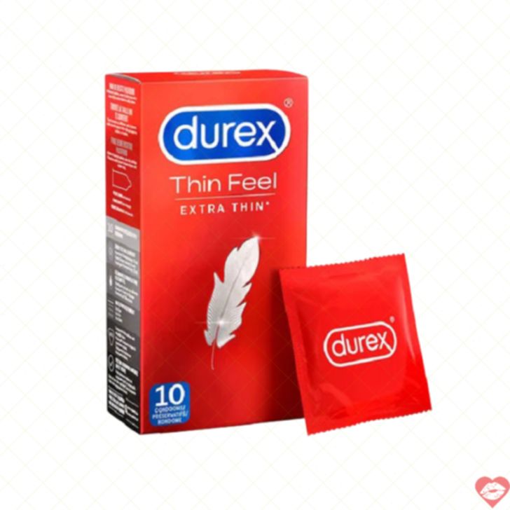 Durex Áo Mỏng Bóp Tịt 10 Viên