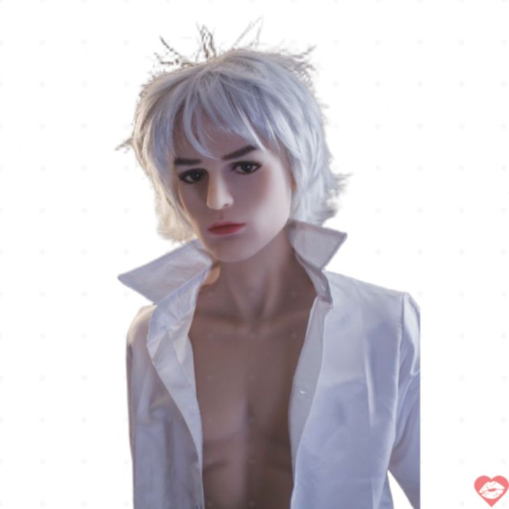 Kyle Wolf TPE Trắng 160cm Thể Thao Mỏng Manh Quyến Rũ 