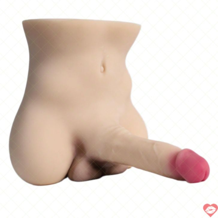 torso doll nam rung hút TPE siêu thật nhẹ khoái cảm 