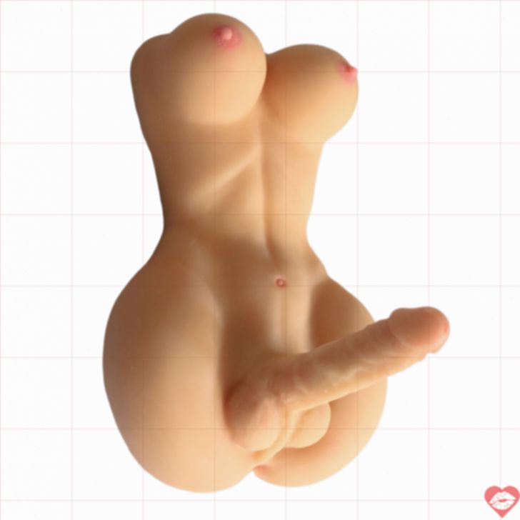 Shemale Torso Trắng 5.8kg Cu Mềm Đa Năng Hoàn Hảo 