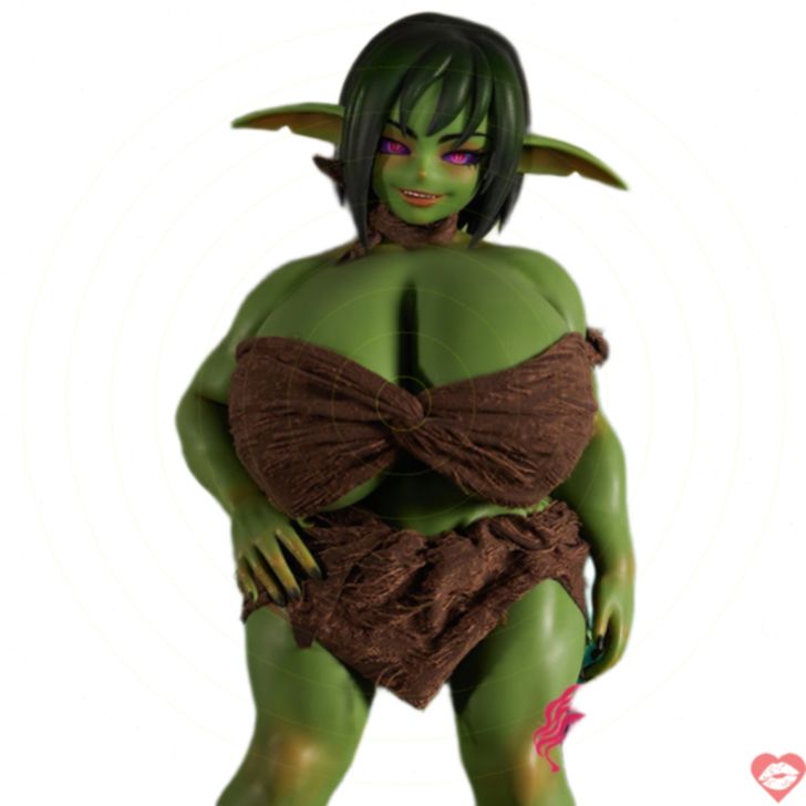 Mini Goblin Doll xanh 20LB siêu nhỏ dễ thương 