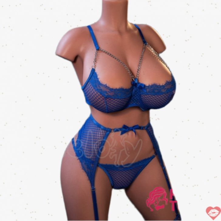 Yeloly Daisy torso silicone I-cup 51lb da nâu siêu thực 