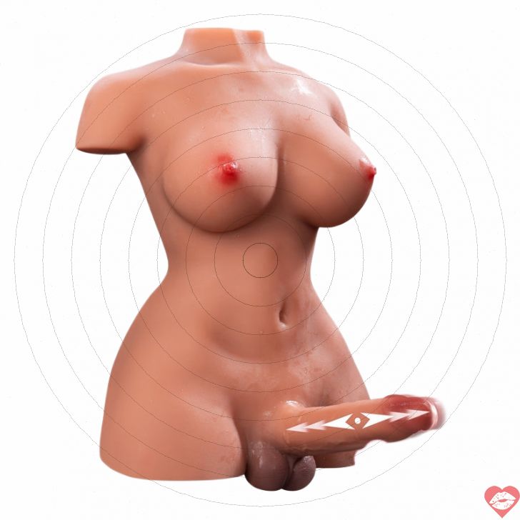 Xise Shemale Torso 18LB Dildo 15cm Thực Tế Độc Đáo 