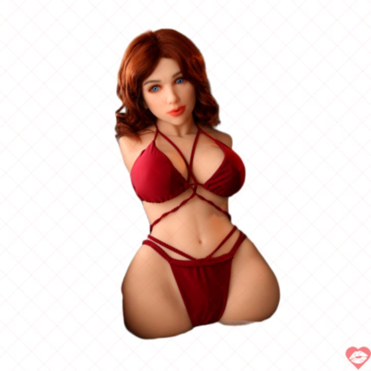 Female Love TPE Torso 20kg Âm Đạo Hậu Môn Siết Chặt