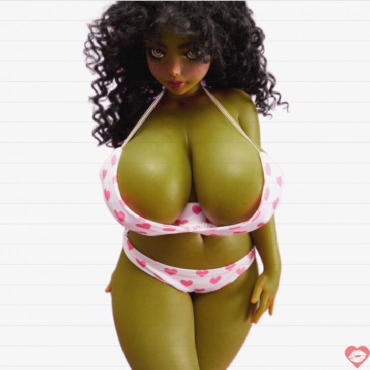 Hani Elf Xanh 60cm Silicone Elf Gợi Tình Nóng Bỏng 