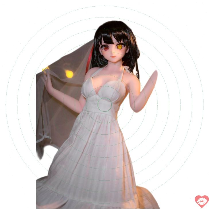 Kurumi 60cm búp bê anime loli silicone mềm 