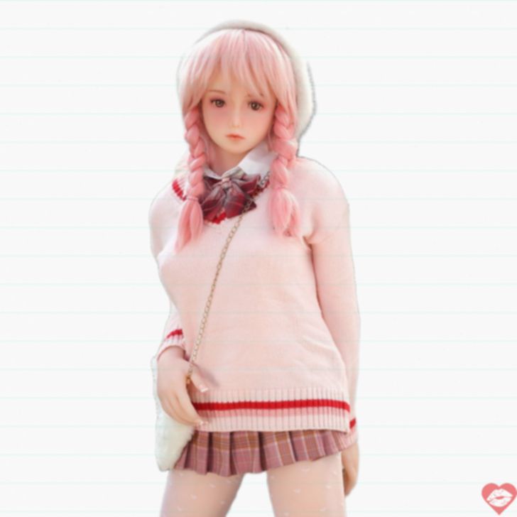 Youra Anime TPE 138cm Hồng Tóc Mềm Thuần Khiết 