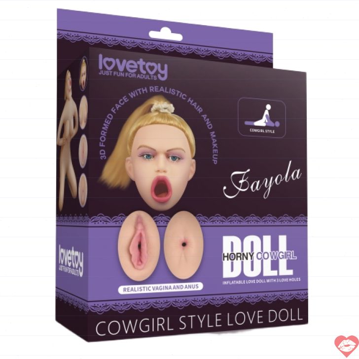 Lovetoy Búp Bê Thổi Hơi Nữ Cưỡi Ngựa 93cm Mịn Màng 