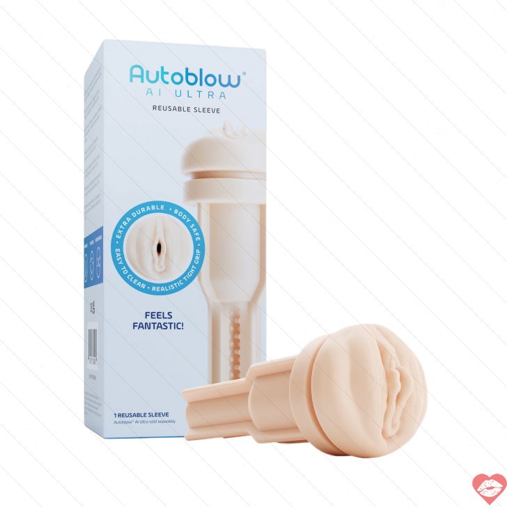 Autoblow AI Vulva Sleeve Thay Thế Mềm Thực Tế 