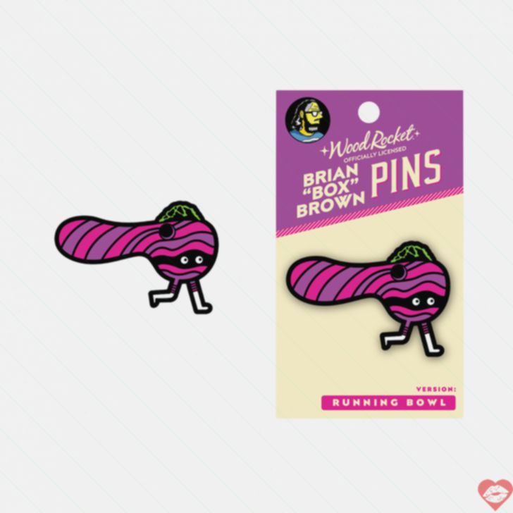 Enamel Pin Stoner Bowl Hài Hước Phong Cách Độc 