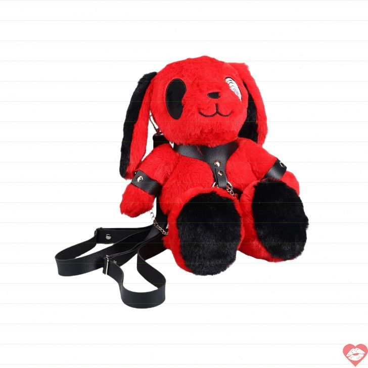 Bunny Backpack Mắt Tròn Kink Roleplay Dễ Thương 
