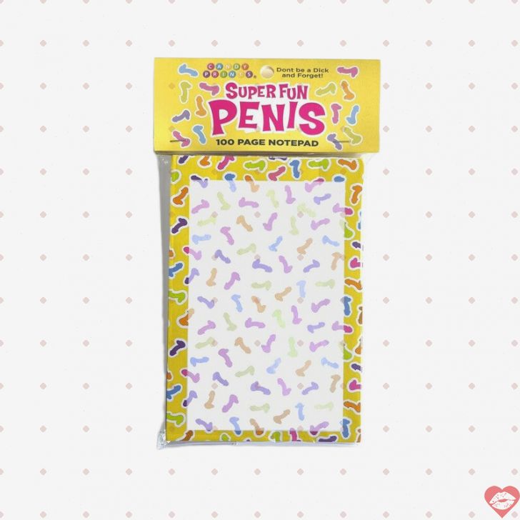 Super Fun penis notepad ghi chú hài hước 