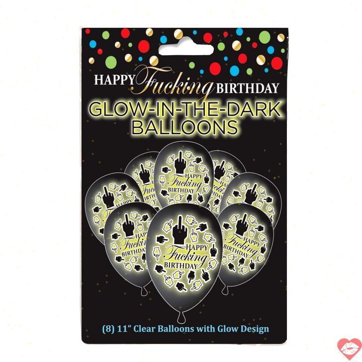 Happy Fing Birthday bóng sáng tiệc sinh nhật điên cuồng rực rỡ 