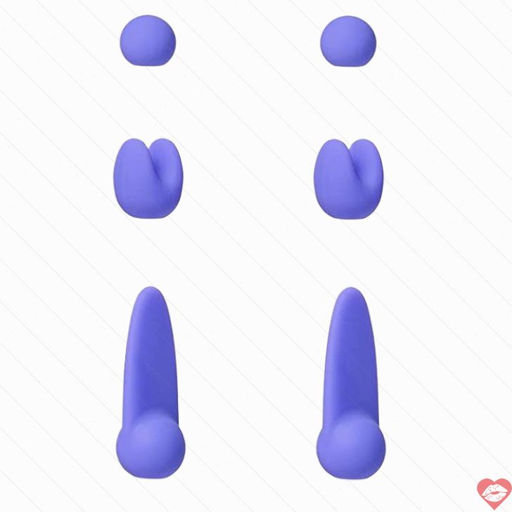 Lovense Hyphy Phụ Kiện Đầu Rung Đôi 2 Bộ