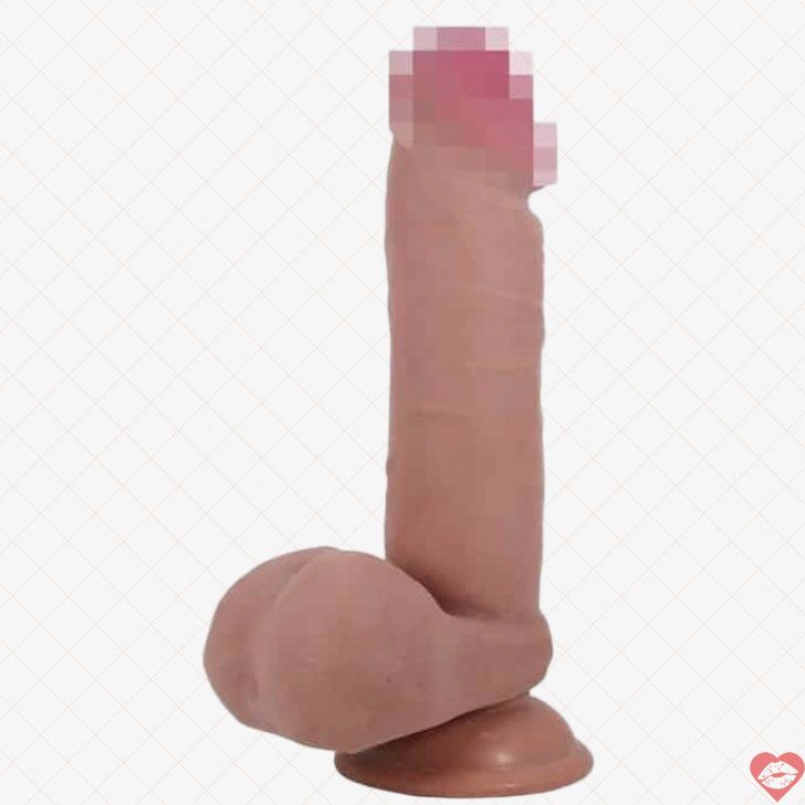 Baile Sliding Skin Dildo 20cm Da Trượt Thực