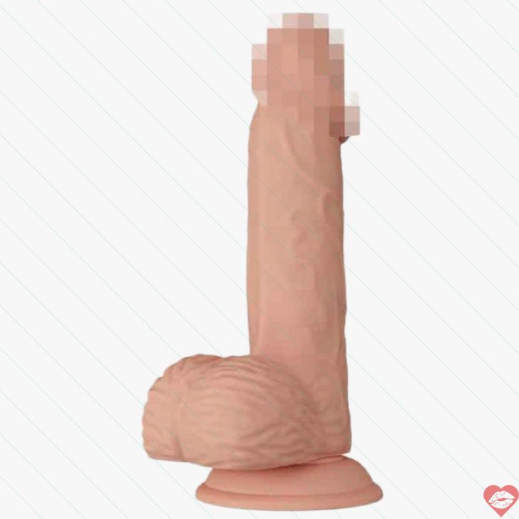 Baile Catoblepas Dildo 20.6cm Da Trượt Thật 4.4cm