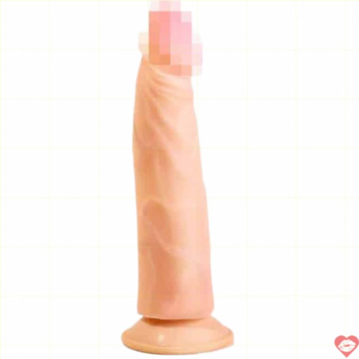 Lovetoy Suction Dildo 20.5cm Da Nude Gắn Cường Nhiệt