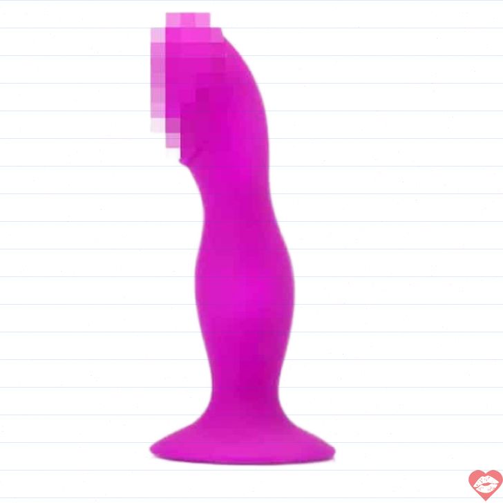 Booty Passion Baile 16cm Tím Silicon Hậu Môn