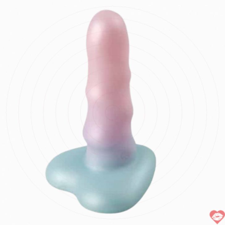 Lola Flow Unicorn Dildo 12.5cm Hồng Cong Mịn