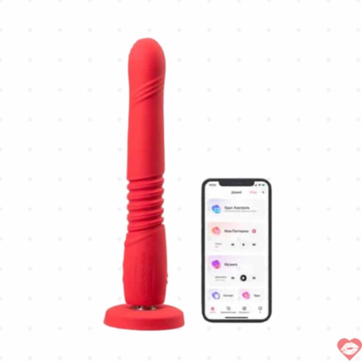 Lovense Gravity Rung Đỏ 26cm App Điều Khiển Xa