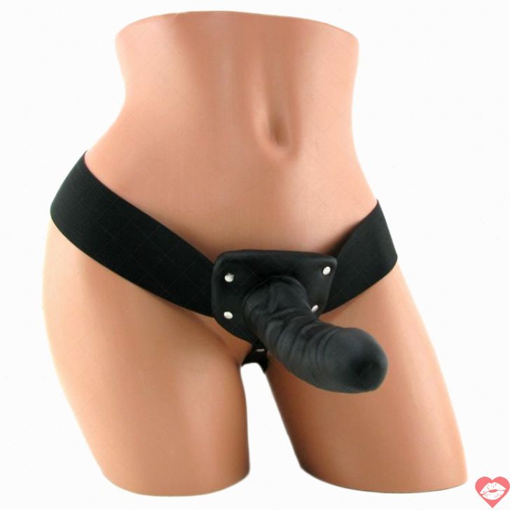 Fetish Fantasy Strap-on Rỗng 14.5cm Đen Mỹ