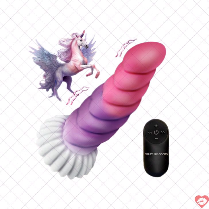 Cloud Rider Unicorn Dildo Silicone 6.4 Inch