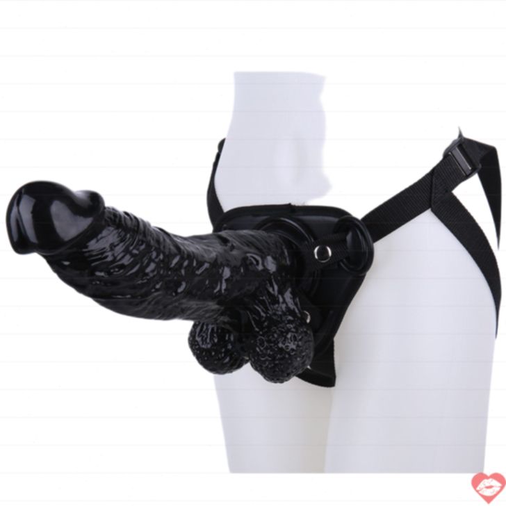 Đai Đeo 12 Inch Big Black Dildo Đen Khổng Lồ Thực Tế