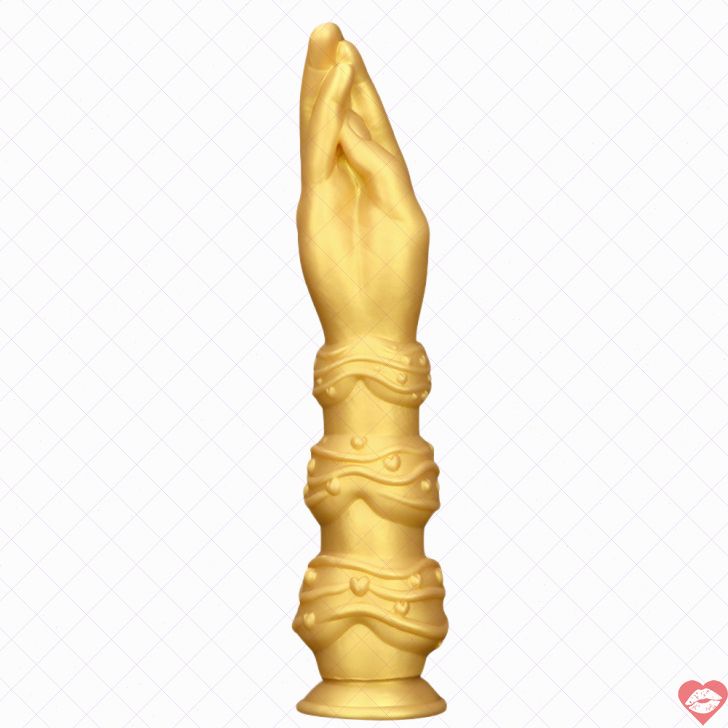 13 Inch Fist Dildo Tay Vàng Silicone Khổng Lồ Siêu Sâu Thực Tế