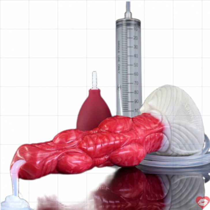 FAAK Wolf Dildo Phun Thủy Knot Ejaculation Kỳ Lạ