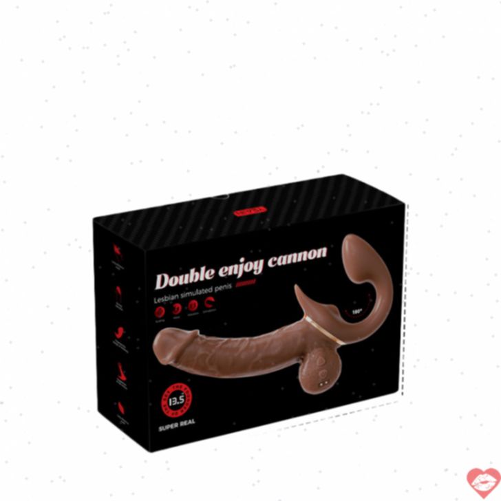YEAIN Lesbian Dildo Telescopic Đeo Giãn Nở