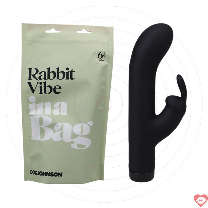 Doc Johnson Rabbit Vibe Túi 10 Chế Độ Du Lịch Nhỏ 