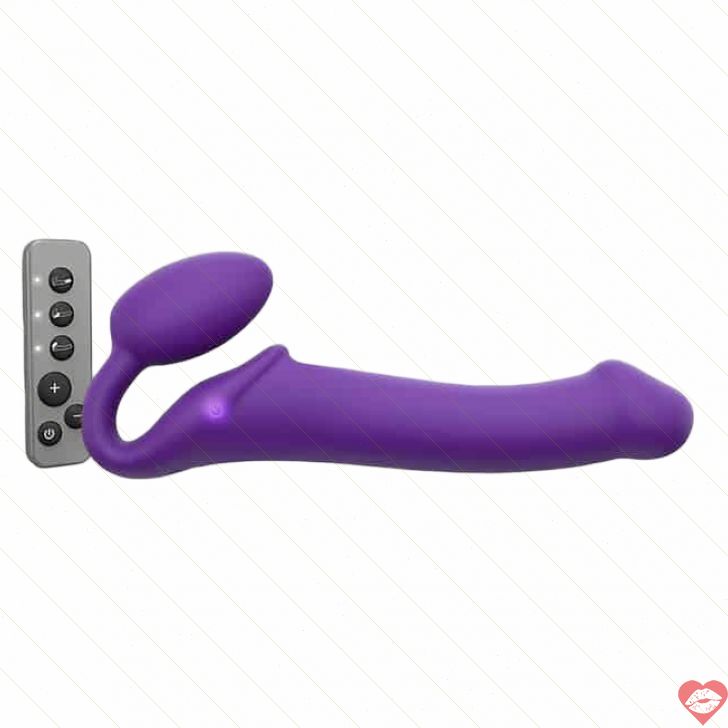 Strap-on-me 3 Motor Tím L Remote Dao Động Triple Mạnh 