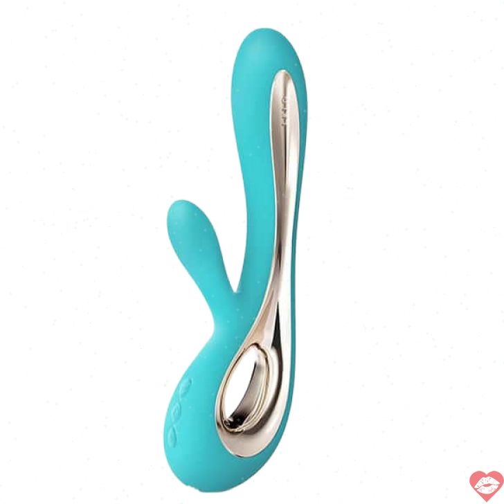 Lelo Soraya 2 rabbit vibrator xanh ngọc silicone cao cấp