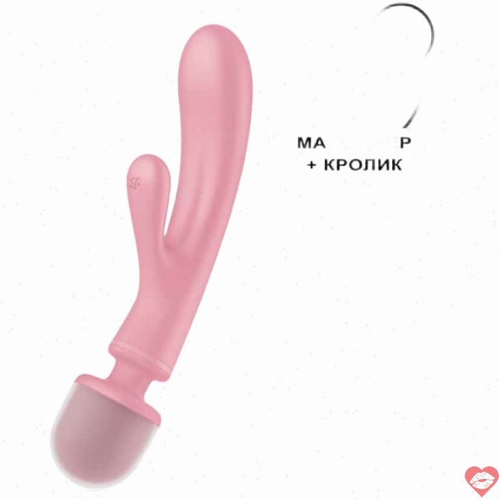 Satisfyer Triple Lover Rabbit 3in1 Siêu Sướng