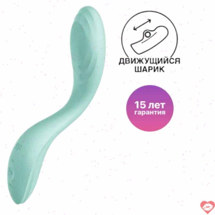 Satisfyer Rolling Pleasure G-Spot Bóng Lăn Xanh