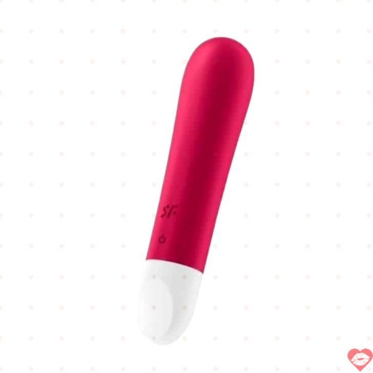 Satisfyer Bullet 1 Rung Đỏ Siêu Mạnh Pin Sạc Đa Tốc