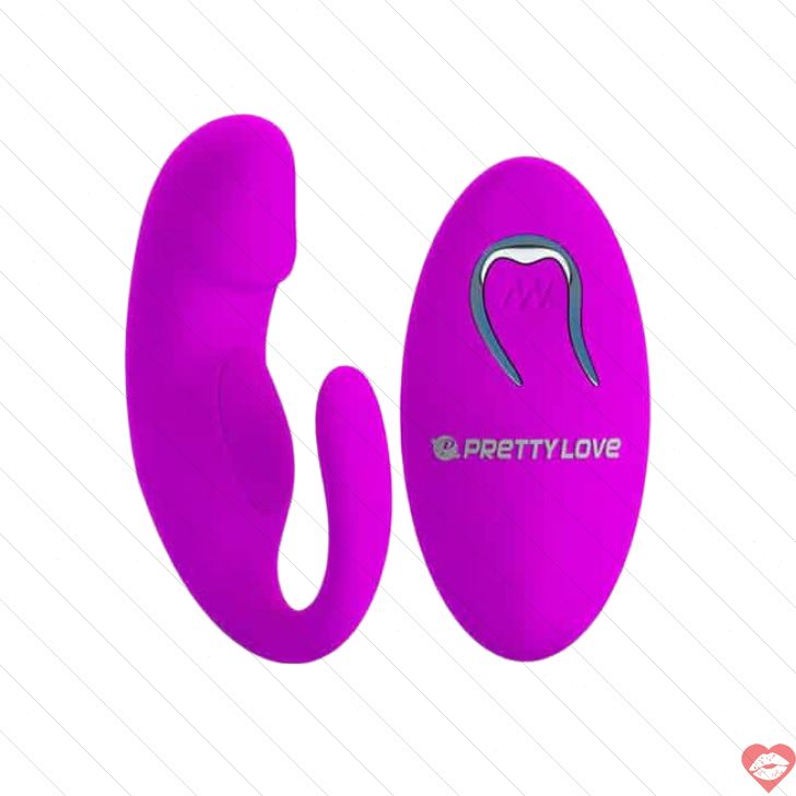 Pretty Love couple remote fuchsia rung đôi 9.7cm