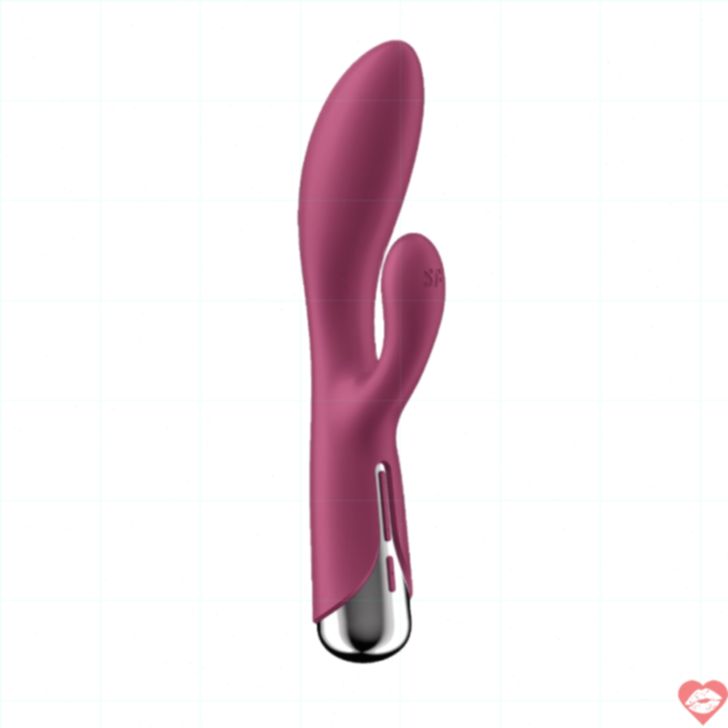 Satisfyer Spinning Rabbit Đỏ Xoay Rung 20cm Đam Mê