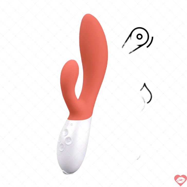 Lelo Ina 3 Rung Rabbit San Hô G Siêu Mạnh