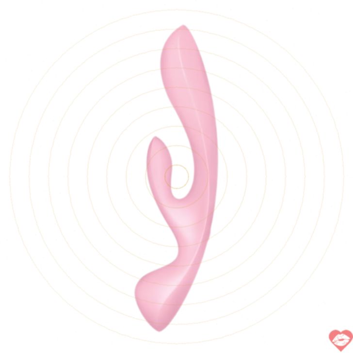 Satisfyer rabbit ba kích thích hồng 23.8cm chống nước
