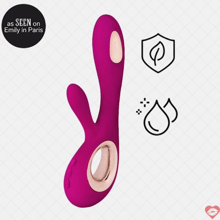 Lelo Soraya Wave Rabbit Gầy Hồng 11cm