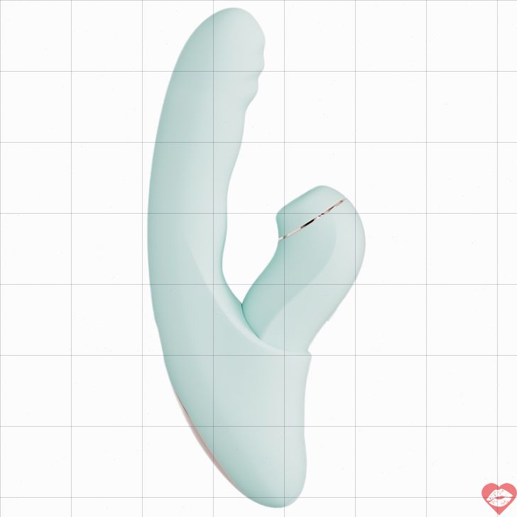 SVAKOM Fatima thỏ hút rung remote xanh ngọc cực phê