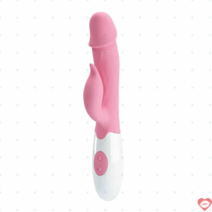 Pretty Love Peter Gậy Đụng Đầu Hồng 30 Rung Chống Nước