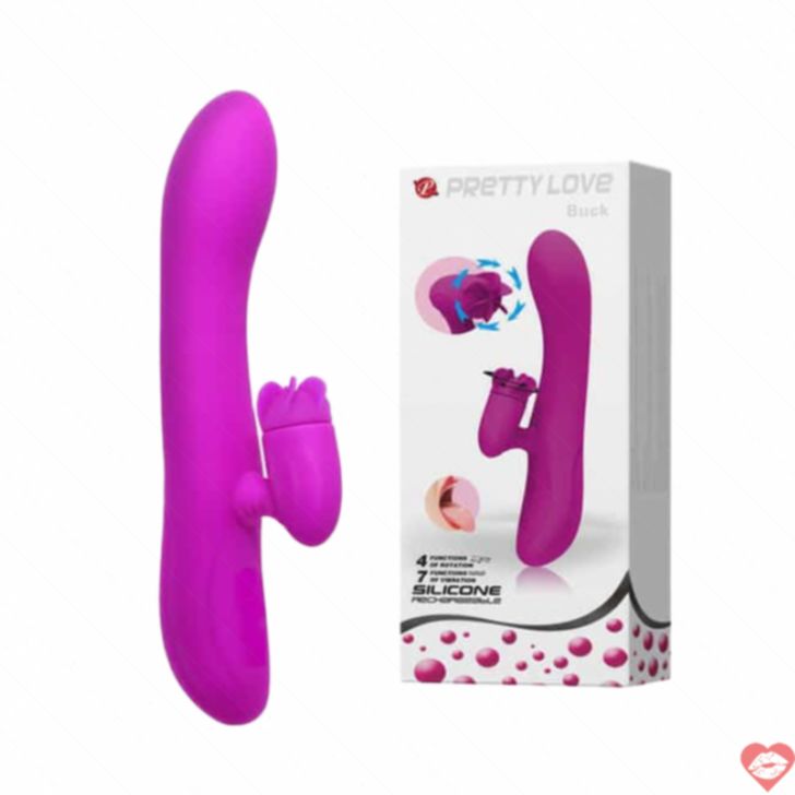 Pretty Love Buck Vật Rung Tím 13cm Đa Năng