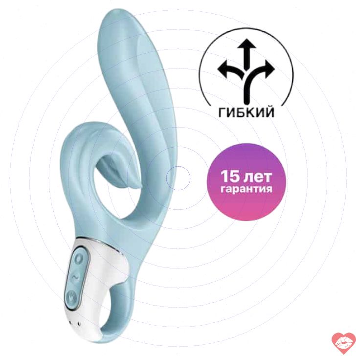 Satisfyer Love Me Rabbit Xanh 22cm Siêu Rung