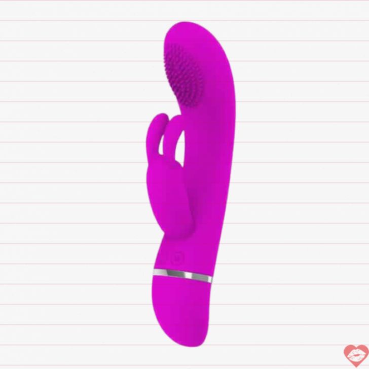 Rabbit Pretty Love Christ fuchsia chổi clitoris rung